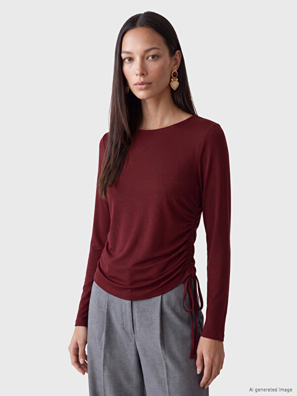 LCW EVERYDAY Bluza asimetričnog kroja sa naborima za Žene