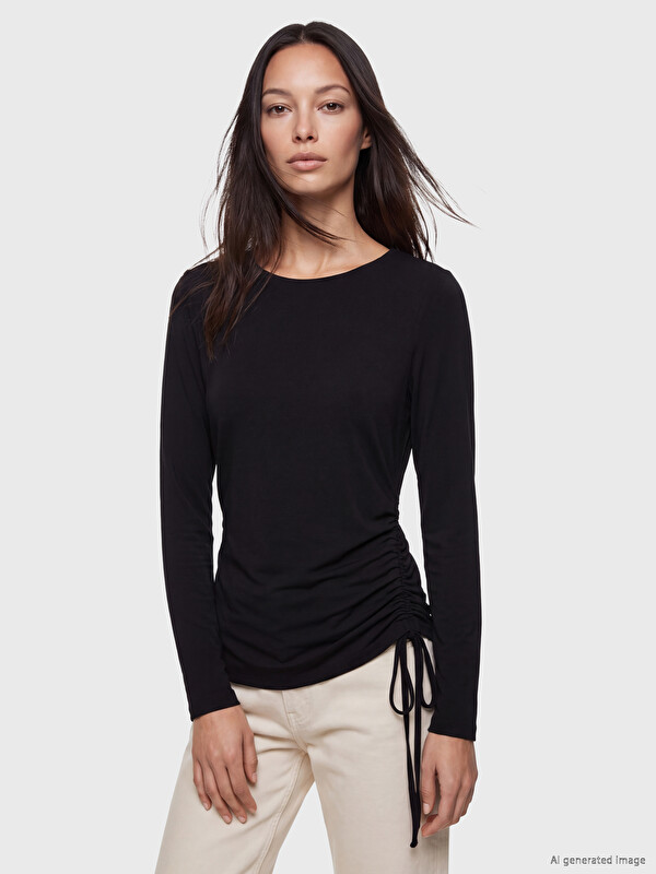 LCW EVERYDAY Bluza asimetričnog kroja sa naborima za Žene