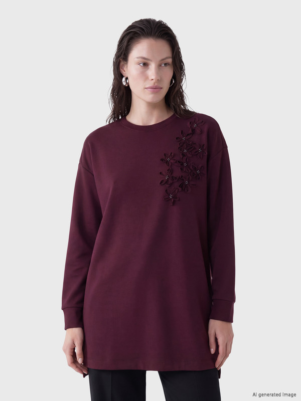 LCW EVERYDAY Soft Touch Kadın Sweatshirt Tunik
