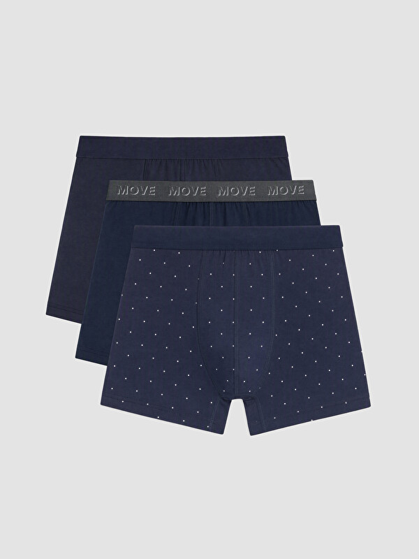 LC WAIKIKI Pamuklu Kumaş Erkek Boxer 3'lü