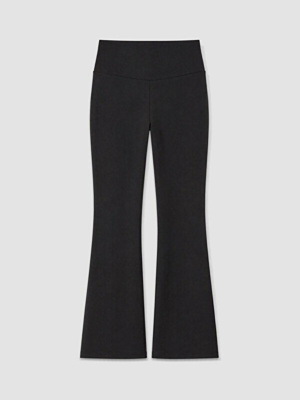 LCW Curve Woman Black Sweatpants