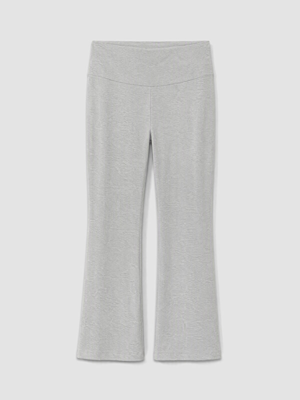 LCW Curve Woman Grey Sweatpants