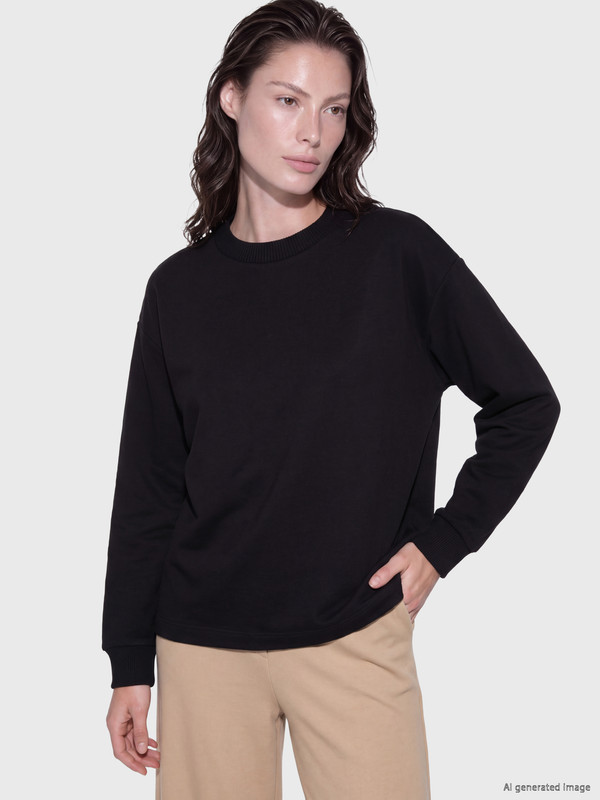 LCW EVERYDAY Oversize Soft Touch Kadın Sweatshirt