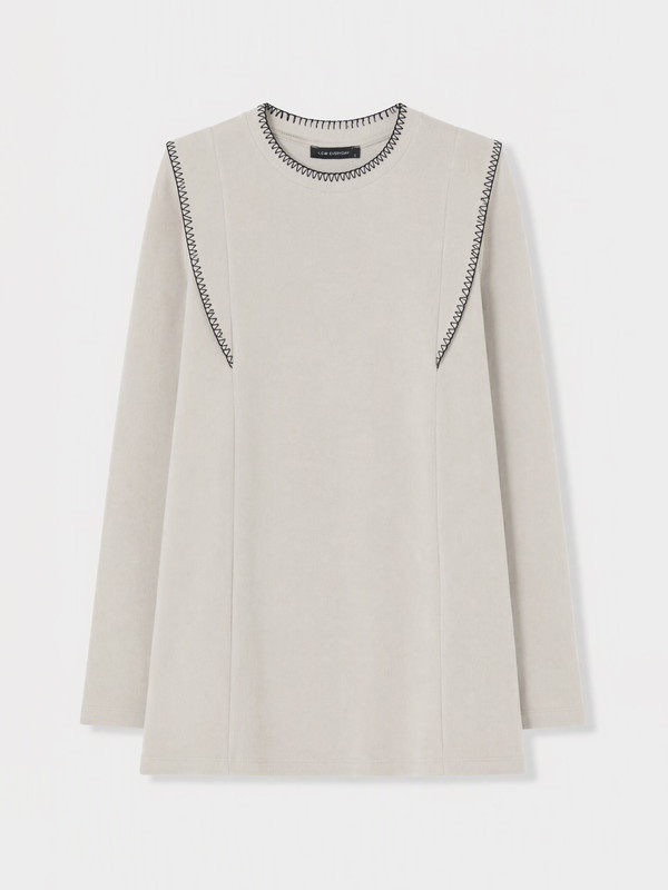 LCW EVERYDAY Woman Grey Sweatshirt Tunic