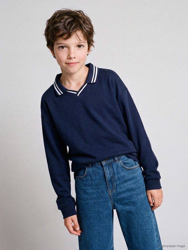 LCW Kids Polo Yaka Erkek Çocuk Tişört