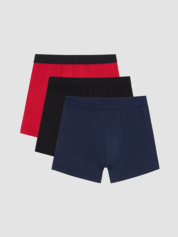 LC WAIKIKI Pamuk Esnek Erkek Boxer 3'lü Paket