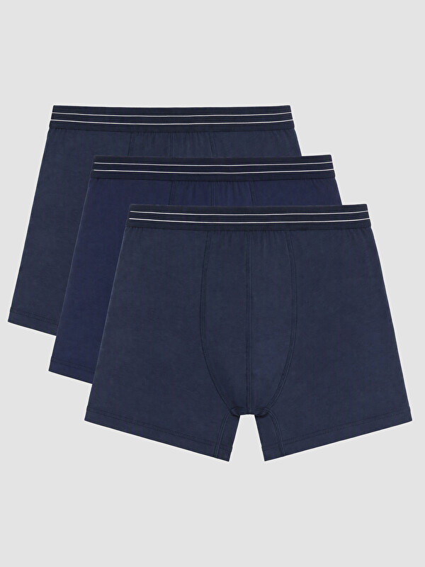 LC WAIKIKI Pamuklu Esnek Erkek Boxer 3'lü Paket