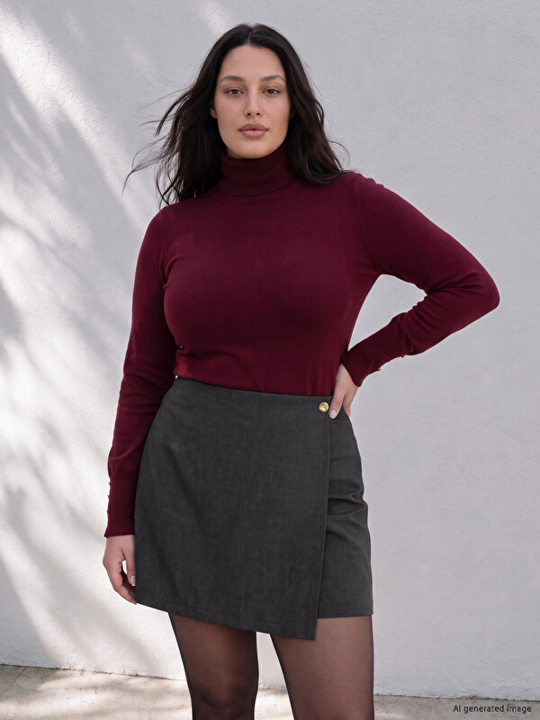 LCW Curve Skort velikih brojeva na preklop