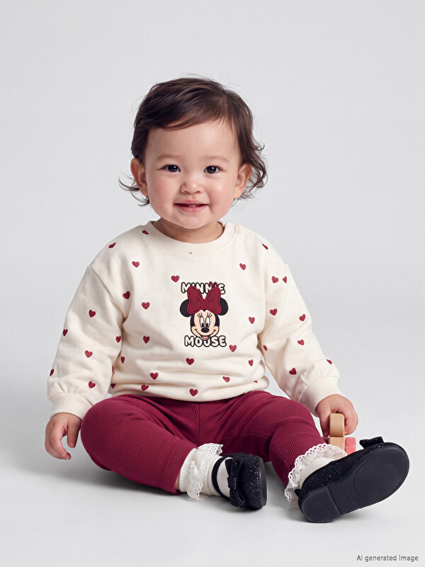 LCW baby Minnie Mouse Printed Baby Girls' Set