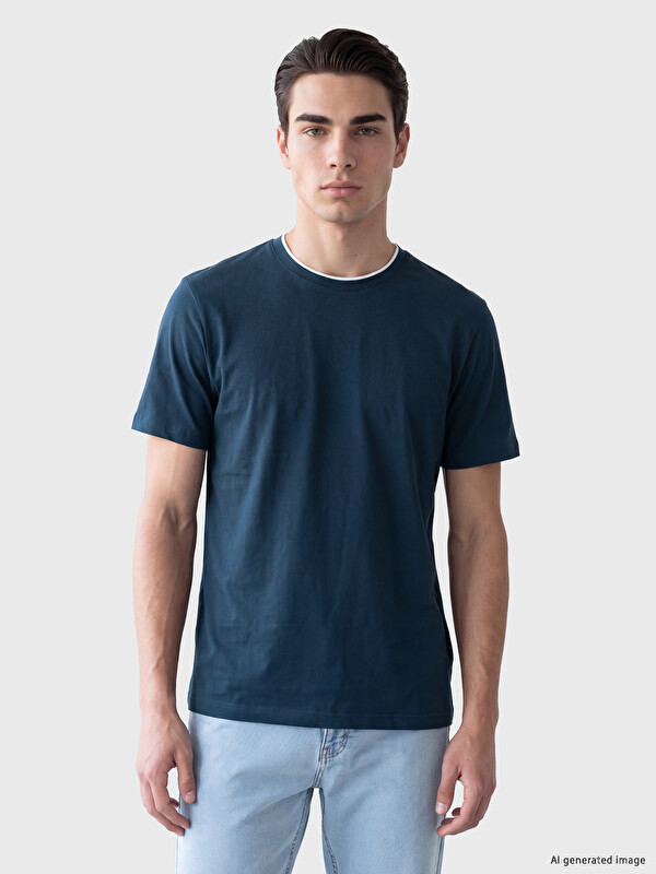 LCWAIKIKI Classic Crew Neck Jersey Men's T-Shirt