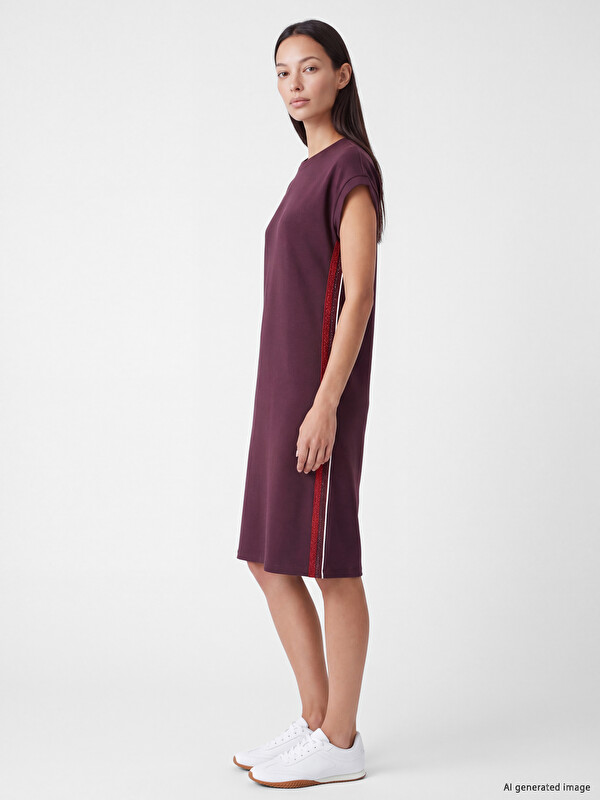 LCW EVERYDAY Fustan oversize me prekje të butë për gra
