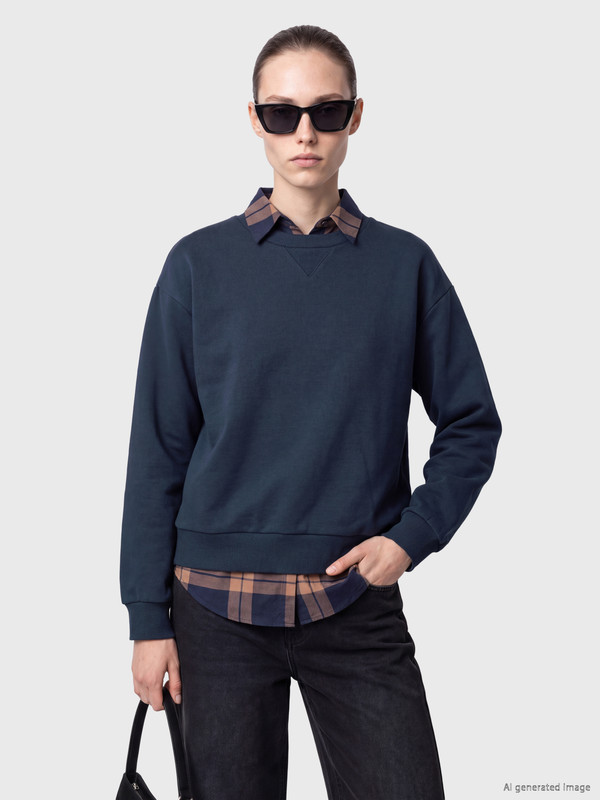 LCW Comfort Oversize Women's Thick Sweatshirt