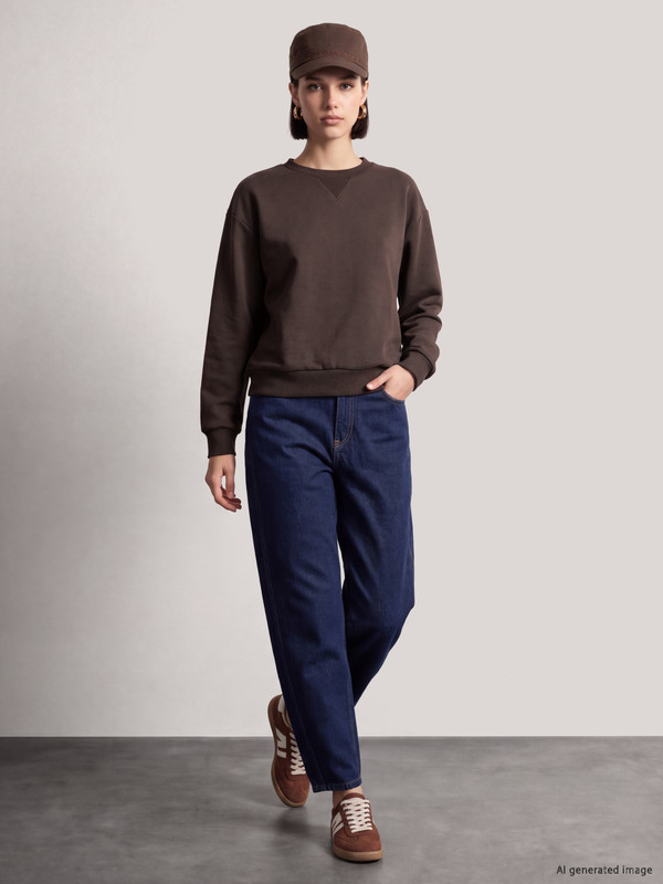 LCW Comfort Oversize Women's Thick Sweatshirt
