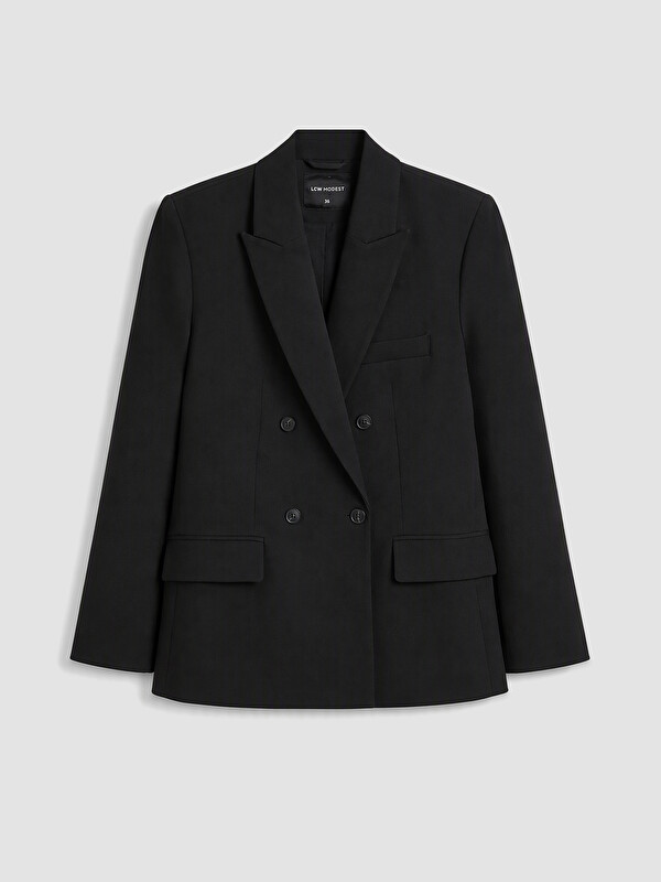 LCW Modest Woman Black Blazer