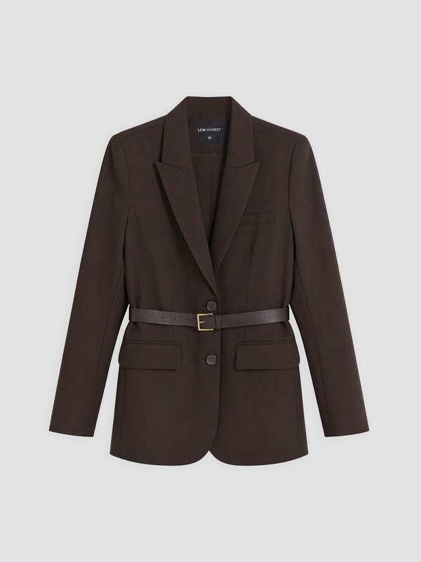 LCW Modest Kemerli Kadın Blazer Ceket