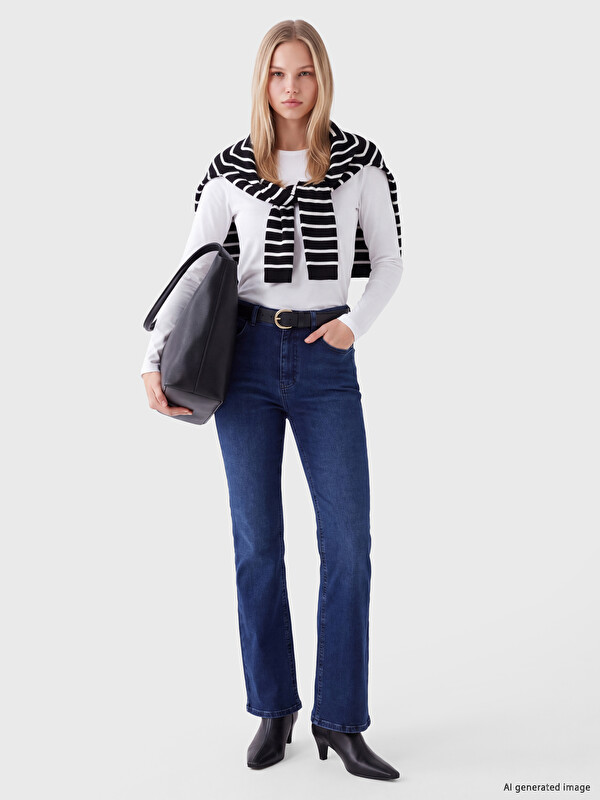 LCW Jeans Клёш Джинсы