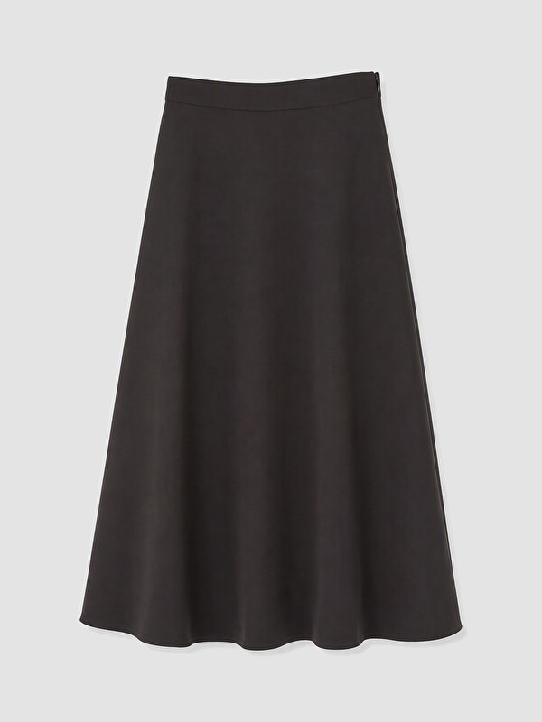 LCW Modest High Waist Poplin Balloon Skirt