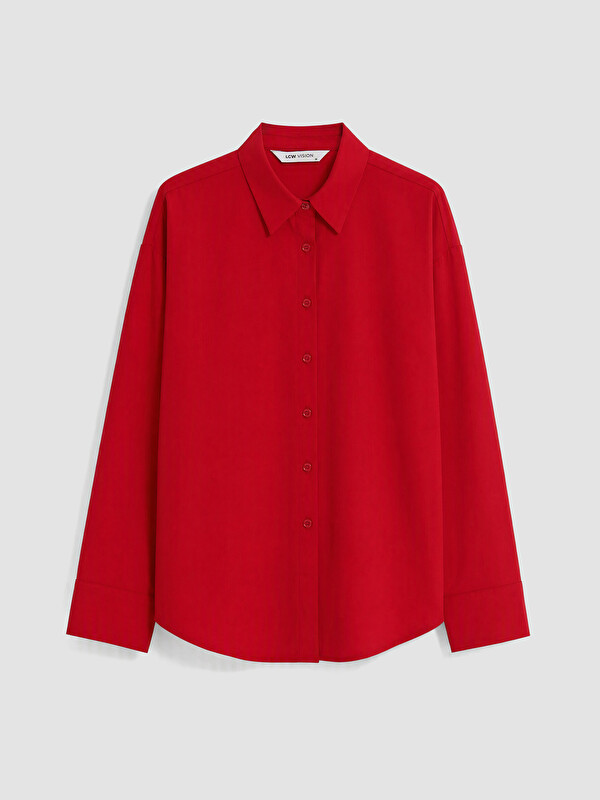 LCW Vision Oversize Poplin Kadın Gömlek