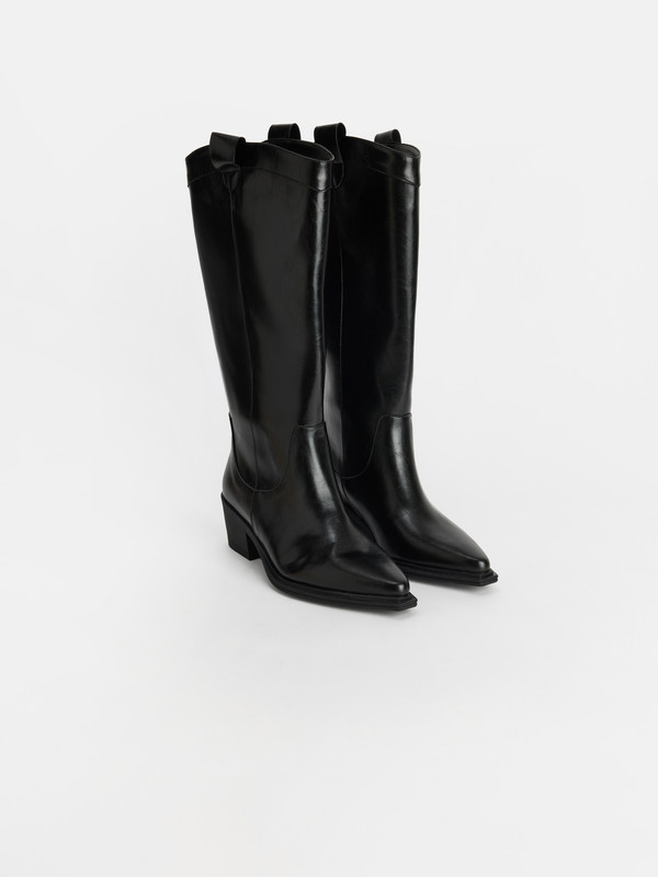 LCW STEPS Woman Black Knee-High Boots