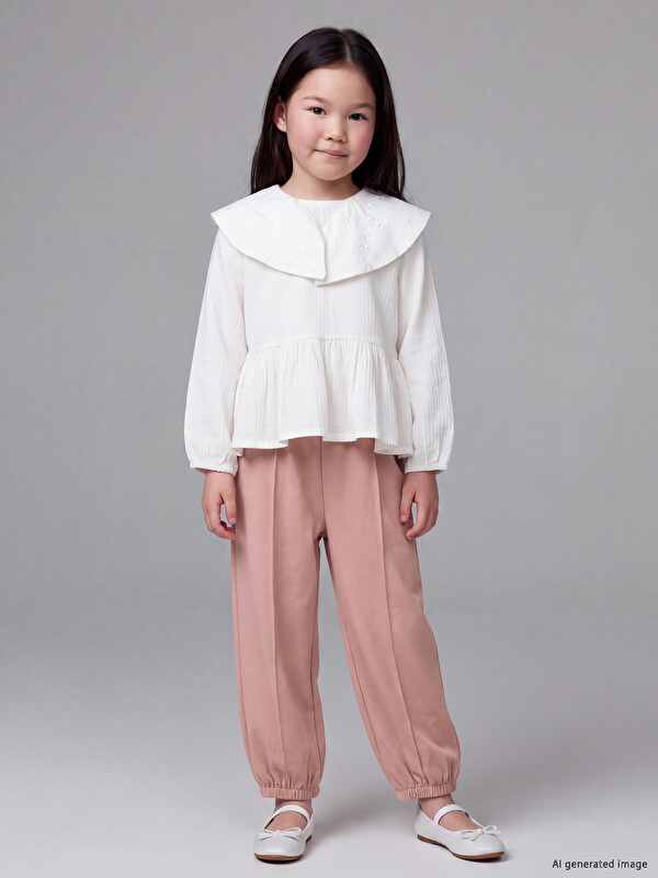 LCW Kids Soft Touch Girls' Jogger Sweatpants