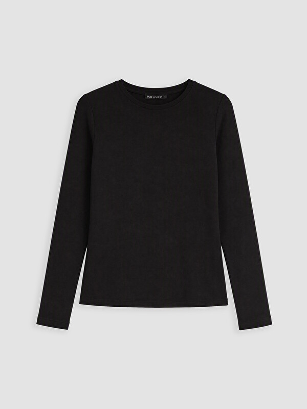 LCW Modest Tricou Negru Femeie