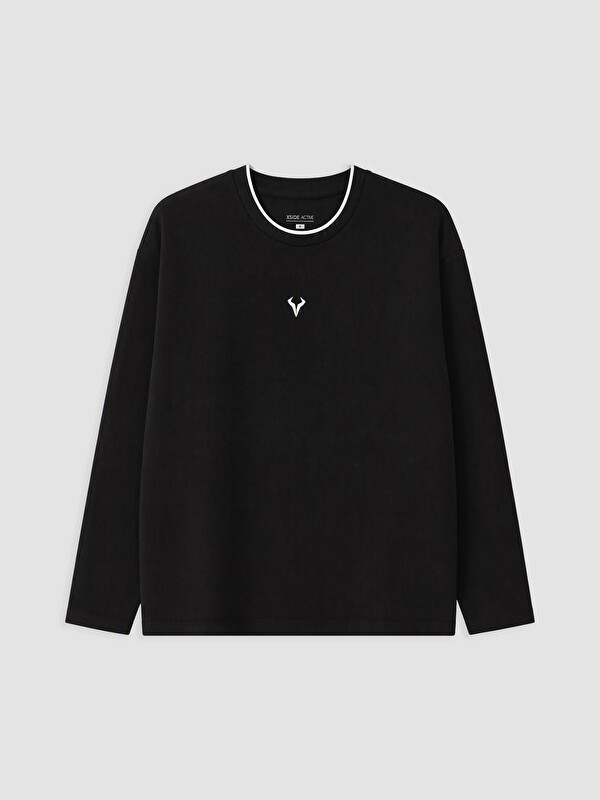 XSIDE ACTIVE Bisiklet Yaka Erkek Sweatshirt