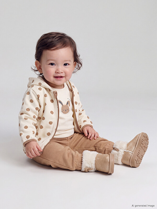LCW baby Printed Baby Girls' 3-piece Set