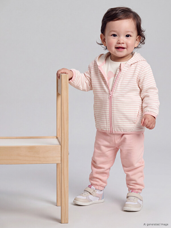 LCW baby Printed Baby Girls' 3-piece Set