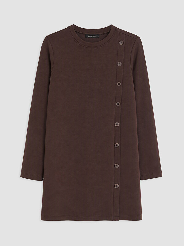 LCW EVERYDAY Decorative Buttoned Soft Touch Women's Tunic