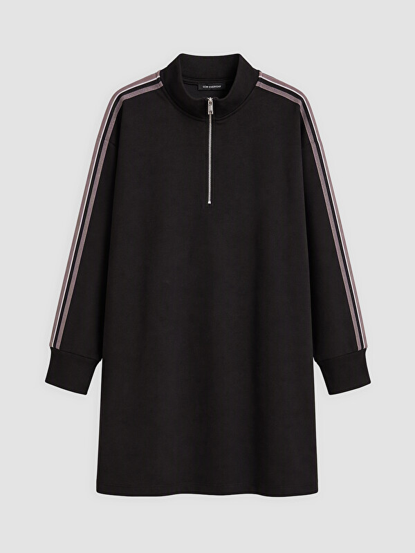 LCW EVERYDAY Woman Black Sweatshirt Tunic