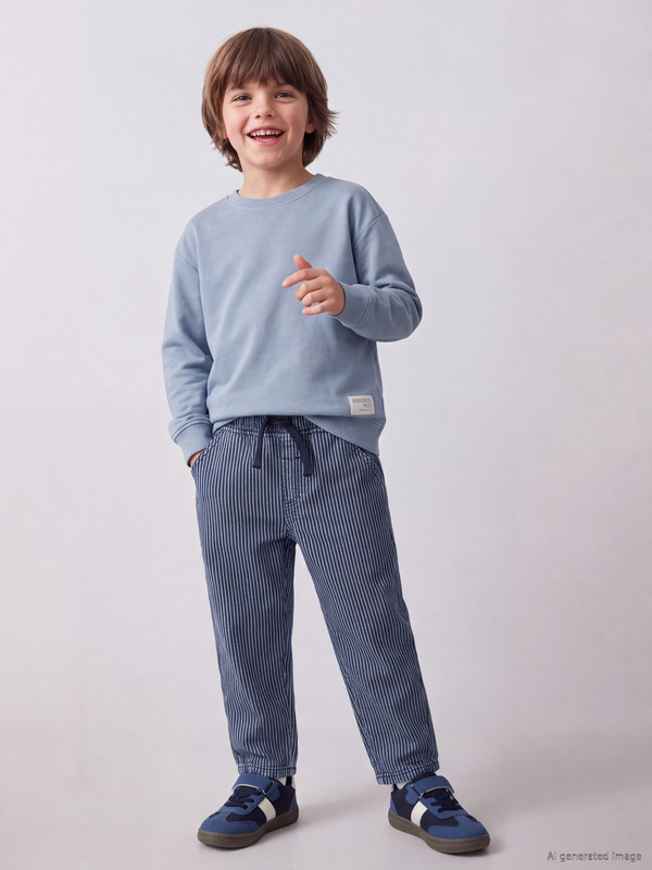 LCW Kids Striped Boys' Jeans