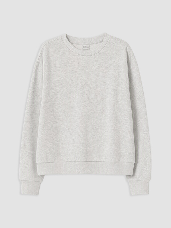 LCW Kids Bisiklet Yaka Kız Çocuk Sweatshirt