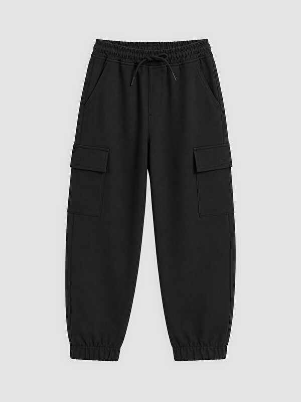 LCW Kids Boy Black Cargo Trousers