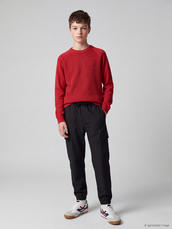 LCW Kids Boys' Fleece Lined Cargo Trousers