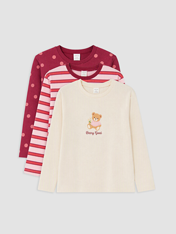 LCW Kids Crew Neck Girls' T-shirt