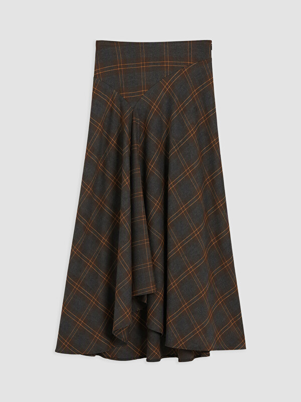 LCW Vision Woman Brown Skirt