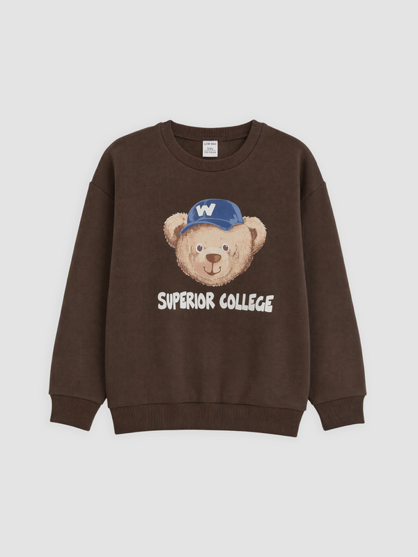 LCW Kids Baskılı Erkek Çocuk Sweatshirt
