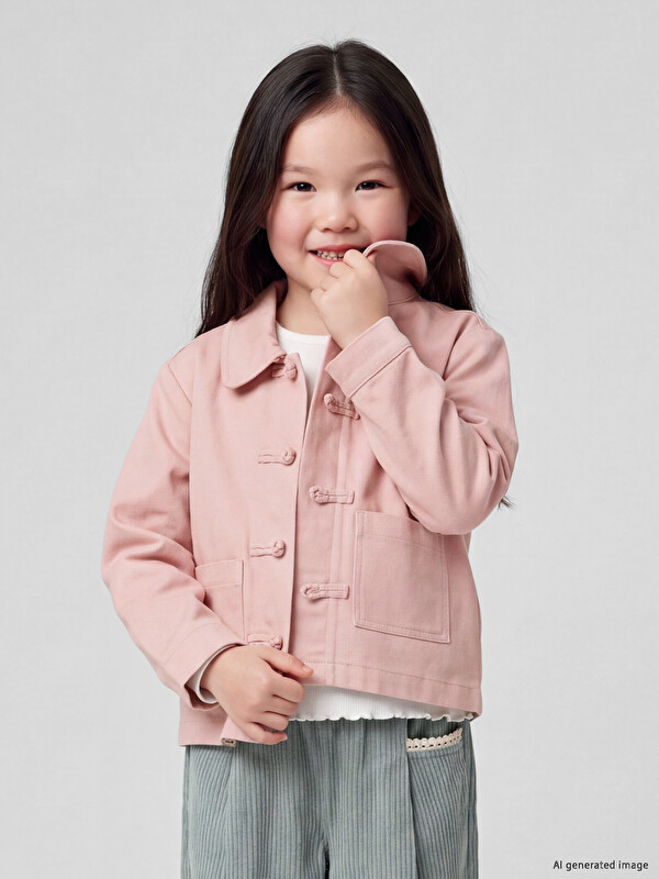 LCW Kids Anorak cachet me jakë Peter Pan me gëzof për vajza