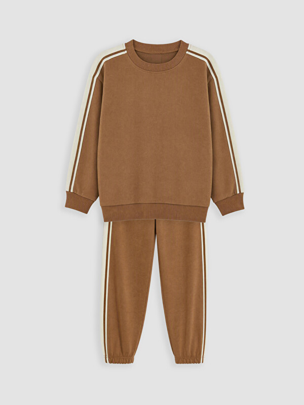 LCW Kids Boy Brown Tracksuit Set