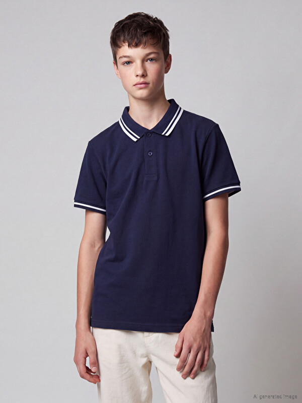 LCW Kids Polo Collar Boys' T-Shirt