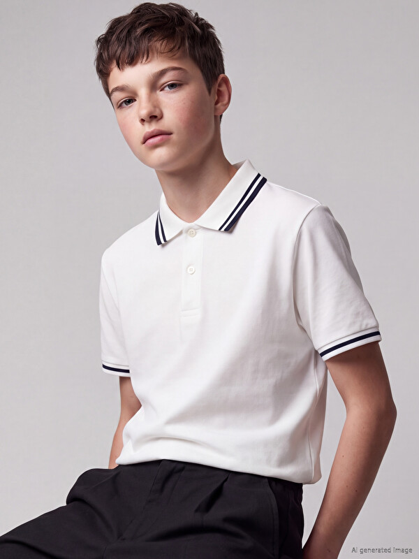 LCW Kids Polo Collar Boys' T-Shirt