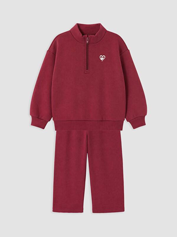 LCW Kids Embroidered Girls' Thick Set
