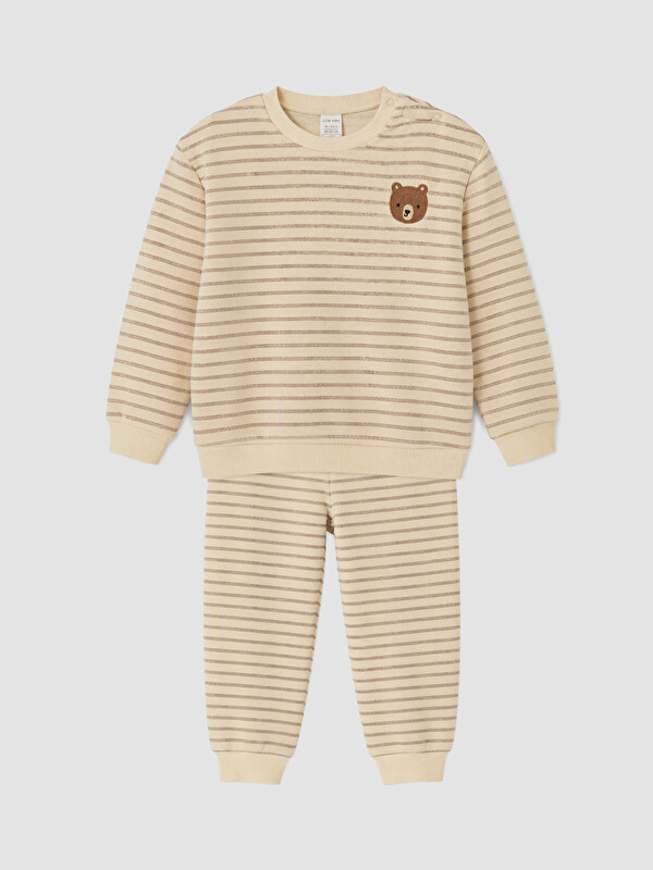 LCW baby Set me shirita të qëndisur për foshnja djem