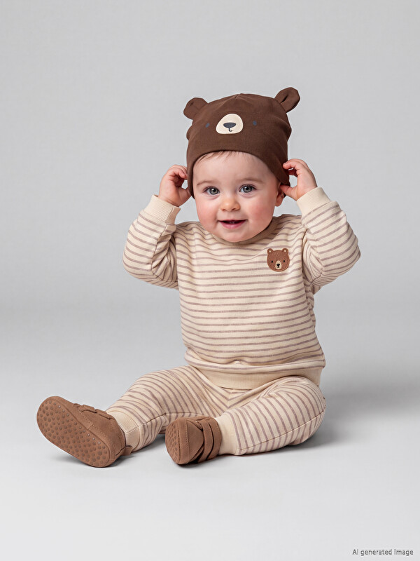 LCW baby Set me shirita të qëndisur për foshnja djem