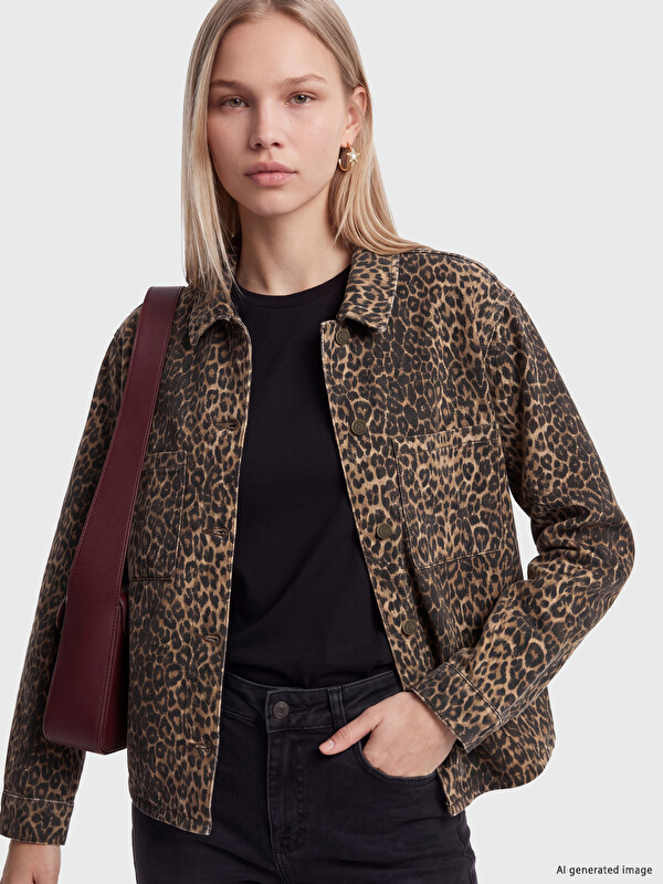 LCW Vision Traper jakna s leopard printom za žene