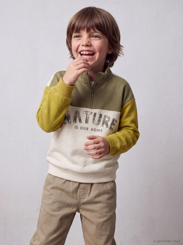 LCW baby Color Block Boys' Sweatshirt