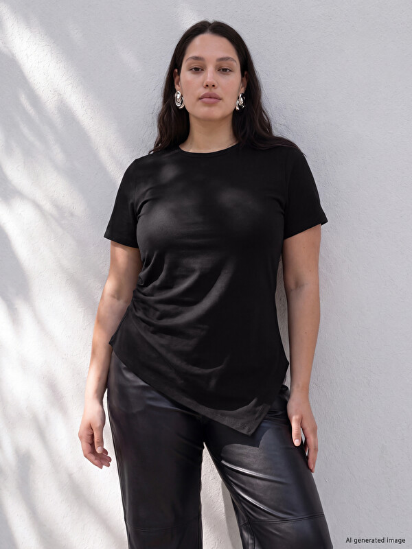 LCW Curve Bluza asimetričnog kroja s naborima