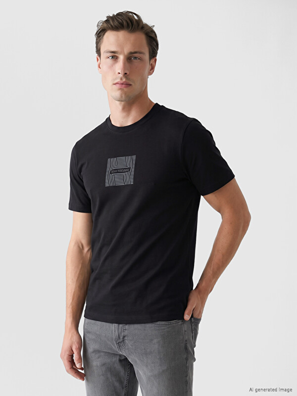 LCWAIKIKI Classic Crew Neck Cotton Men's T-shirt