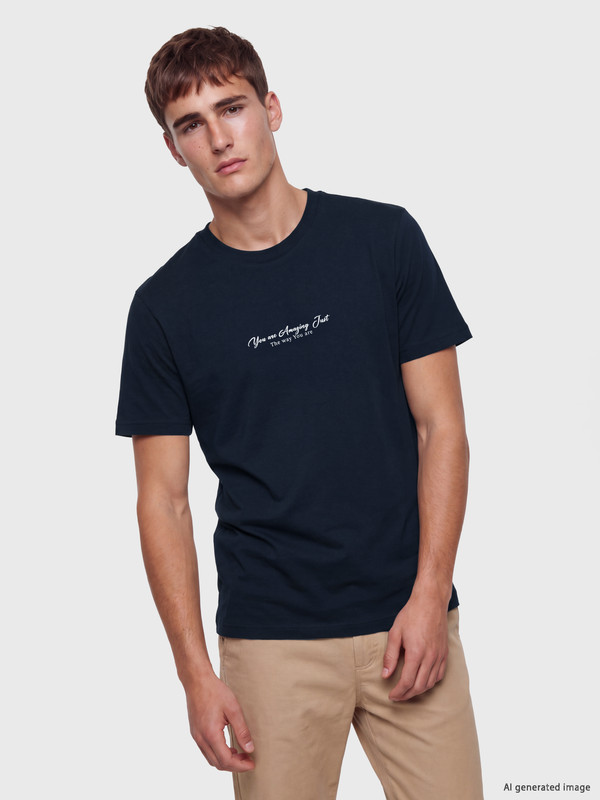 LCWAIKIKI Classic Crew Neck Printed Men's T-shirt