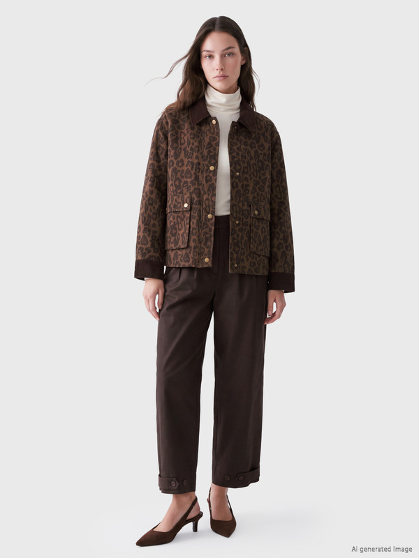 LCW Modest Geniş Paça Pileli Kadın Pantolon